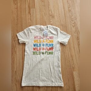 Bella Canvas Kids Wild Flower Tee - Cream